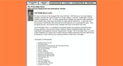 Desktop Screenshot of primemaleclinic.com