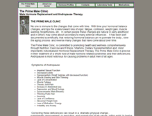 Tablet Screenshot of primemaleclinic.com